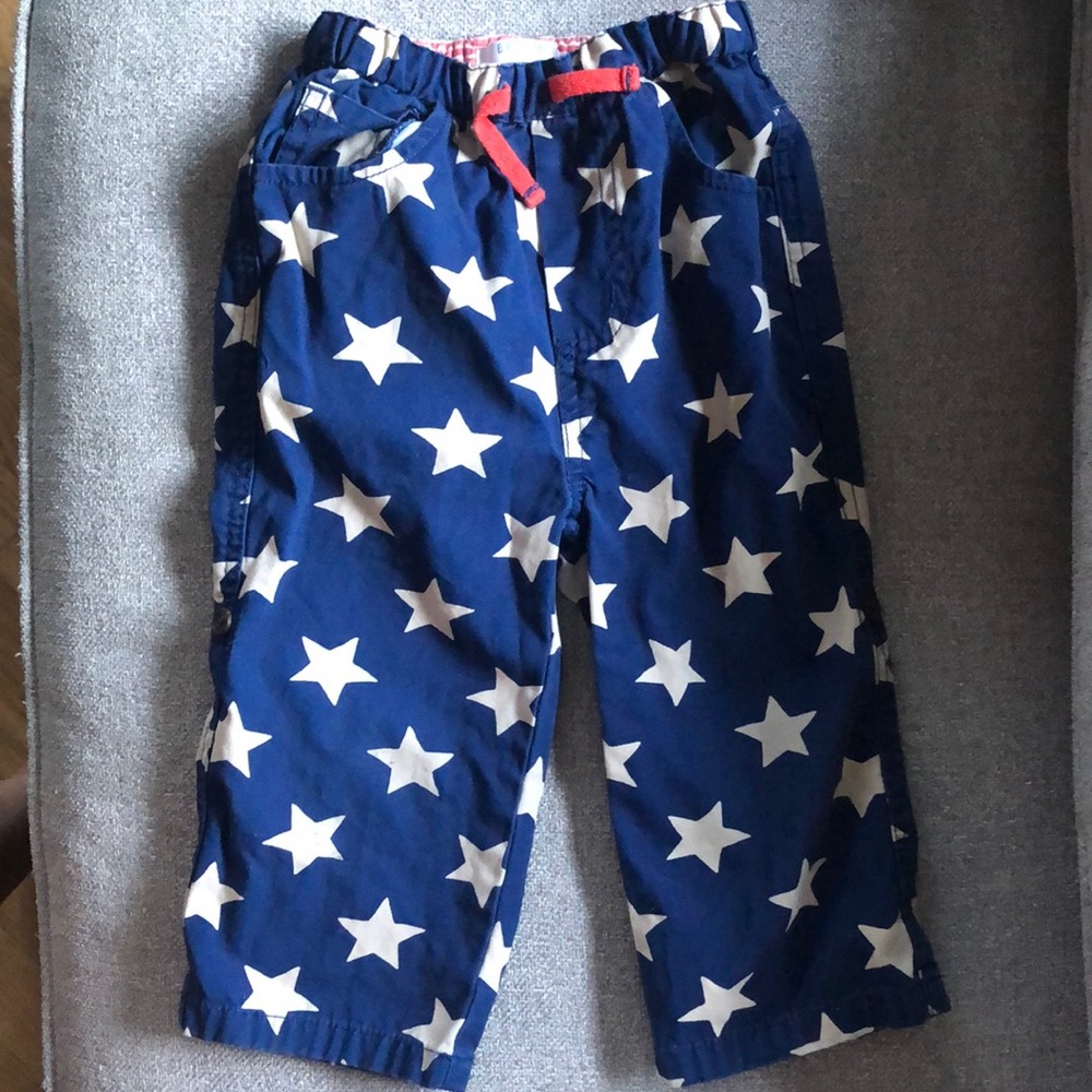 Boden cotton star pants, 18-24 months.